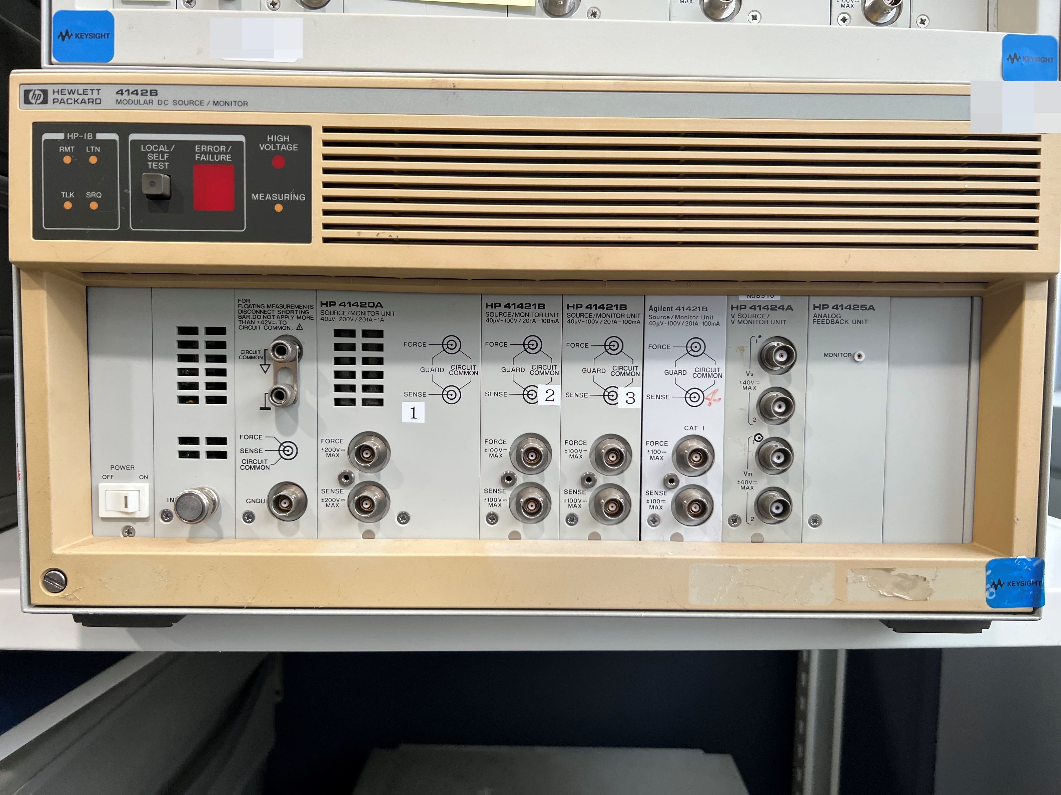 [중고] [1개월렌탈] HP / Keysight / Agilent 모듈식 DC 소스 / 모니터 4142B