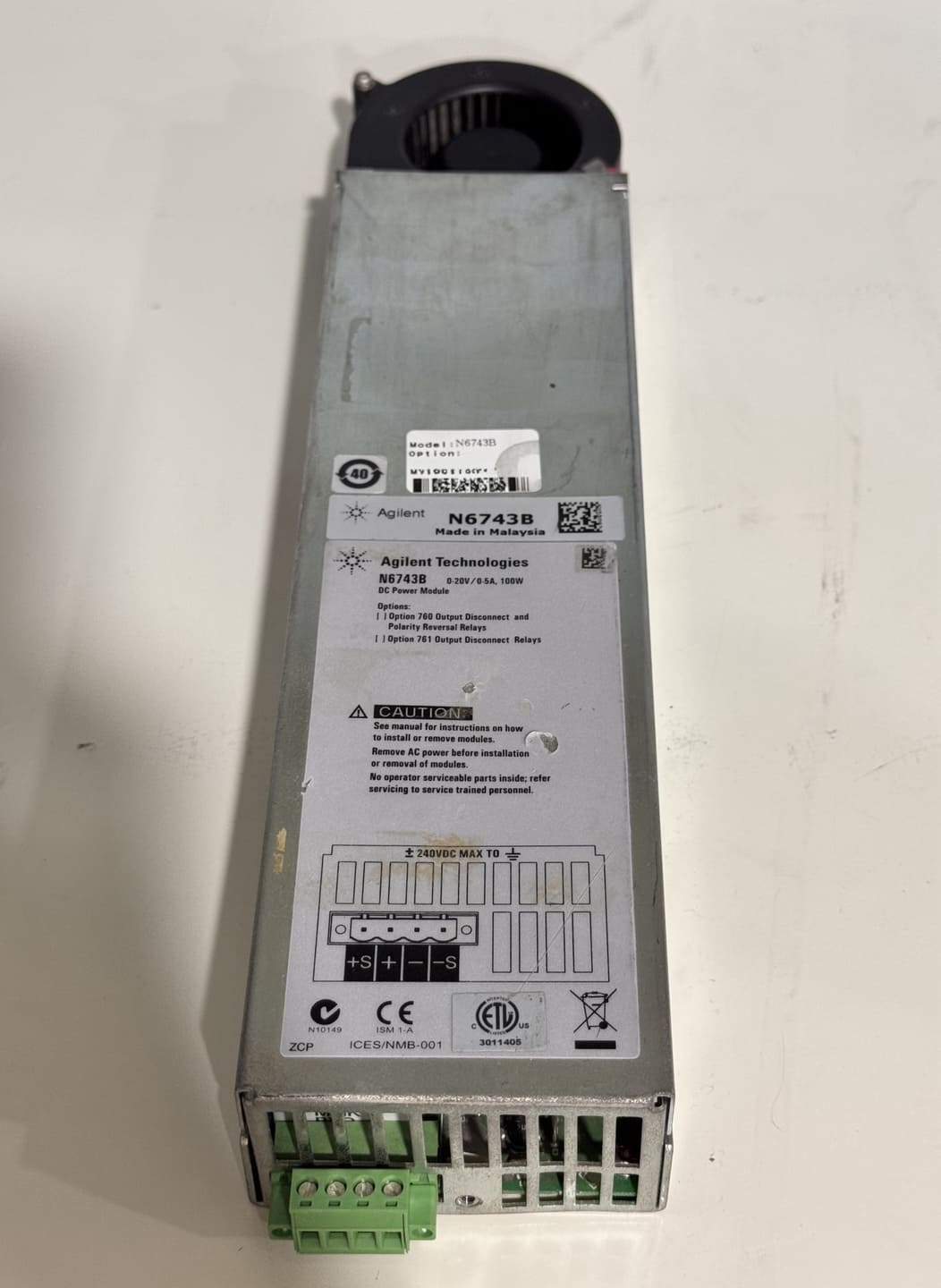 [중고] [렌탈] Agilent N6743B DC Power Supply Module